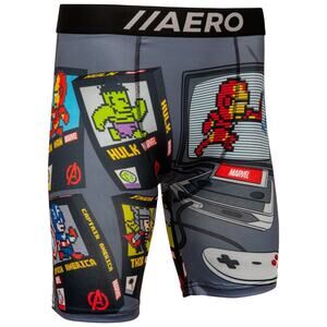 Marvel Avenger's Retro Video Game Console Men's Boxer Briefs Medium (32-34) New
